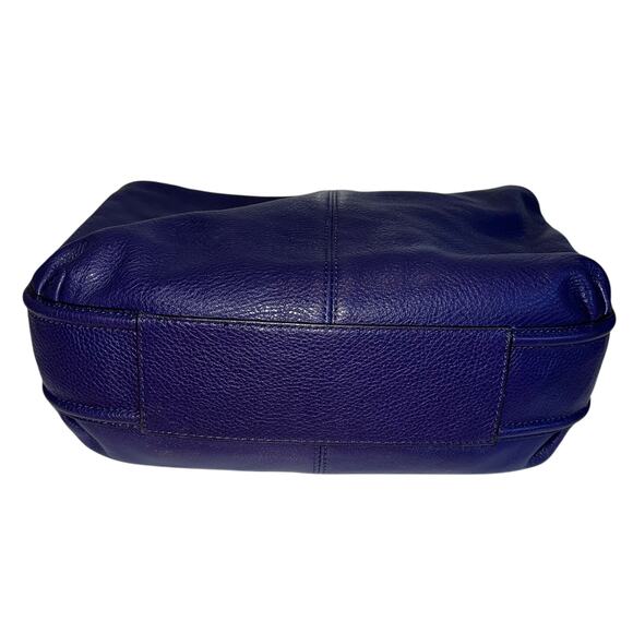 Coach Legacy Purple/Indigo Leather Shoulder Hobo Bag - Picture 6 of 6